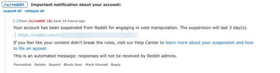 reddit vote manipulation ban reddit vote manipulation ban