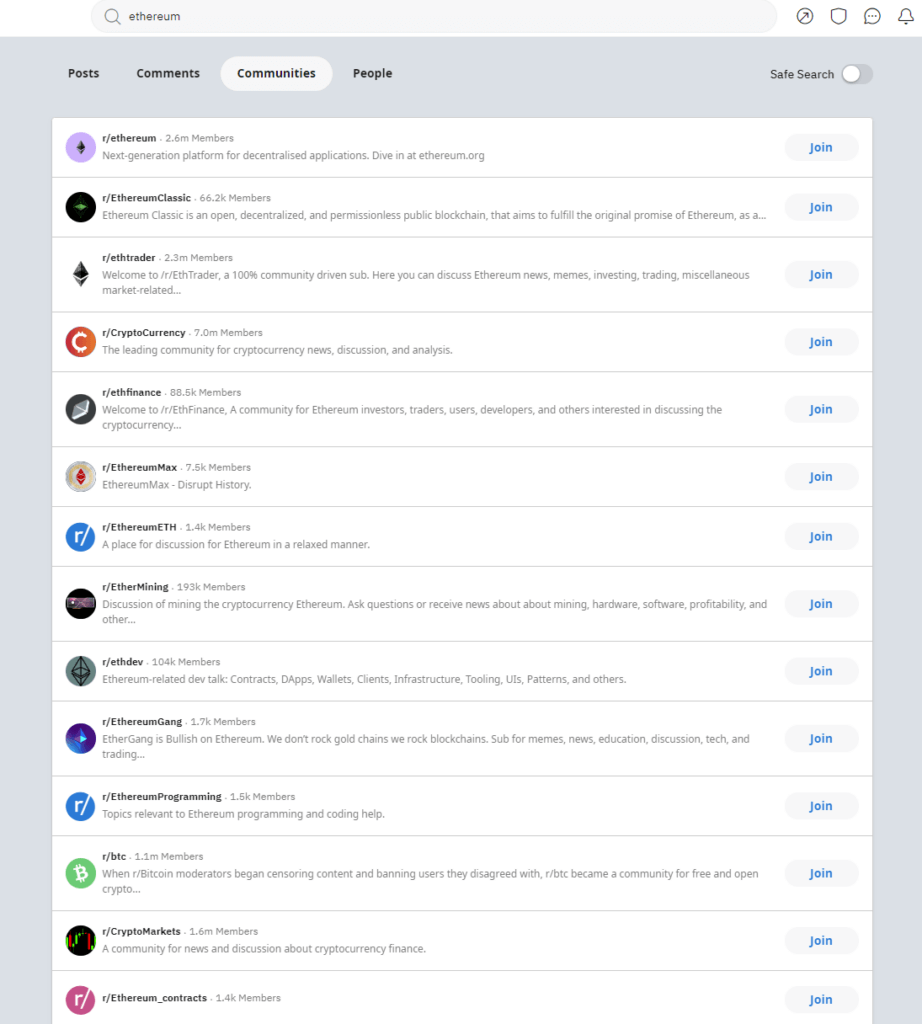 Joining Relevant Subreddits Joining Relevant Subreddits