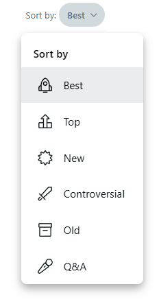sort comment reddit sort comment reddit