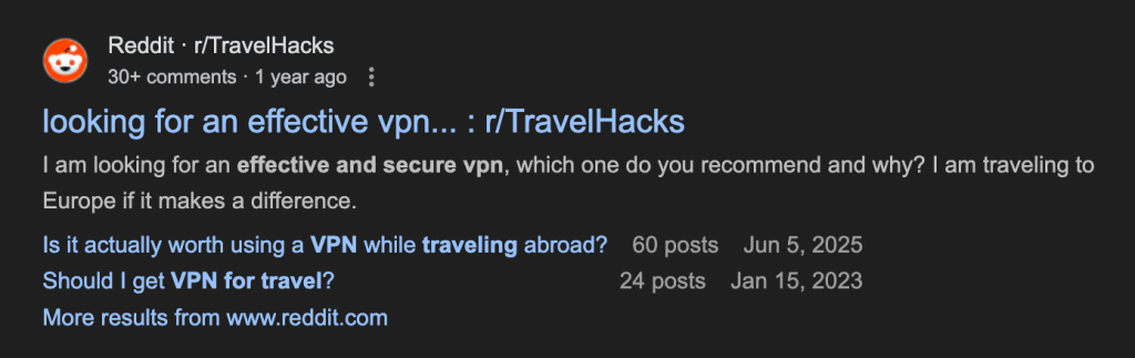 travelhacks example travelhacks example