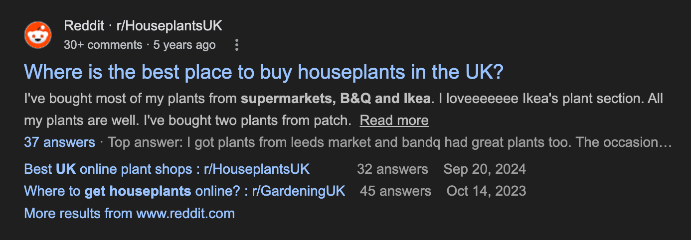 potential traffic thread