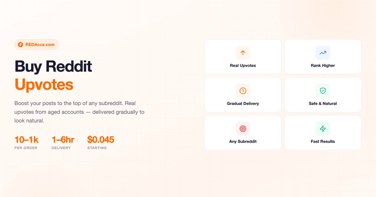 buy reddit upvotes with drip-feed delivery from aged accounts