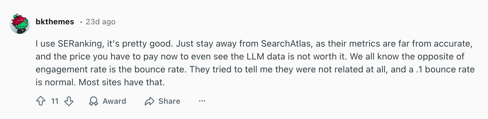 A very helpful comment on Reddit