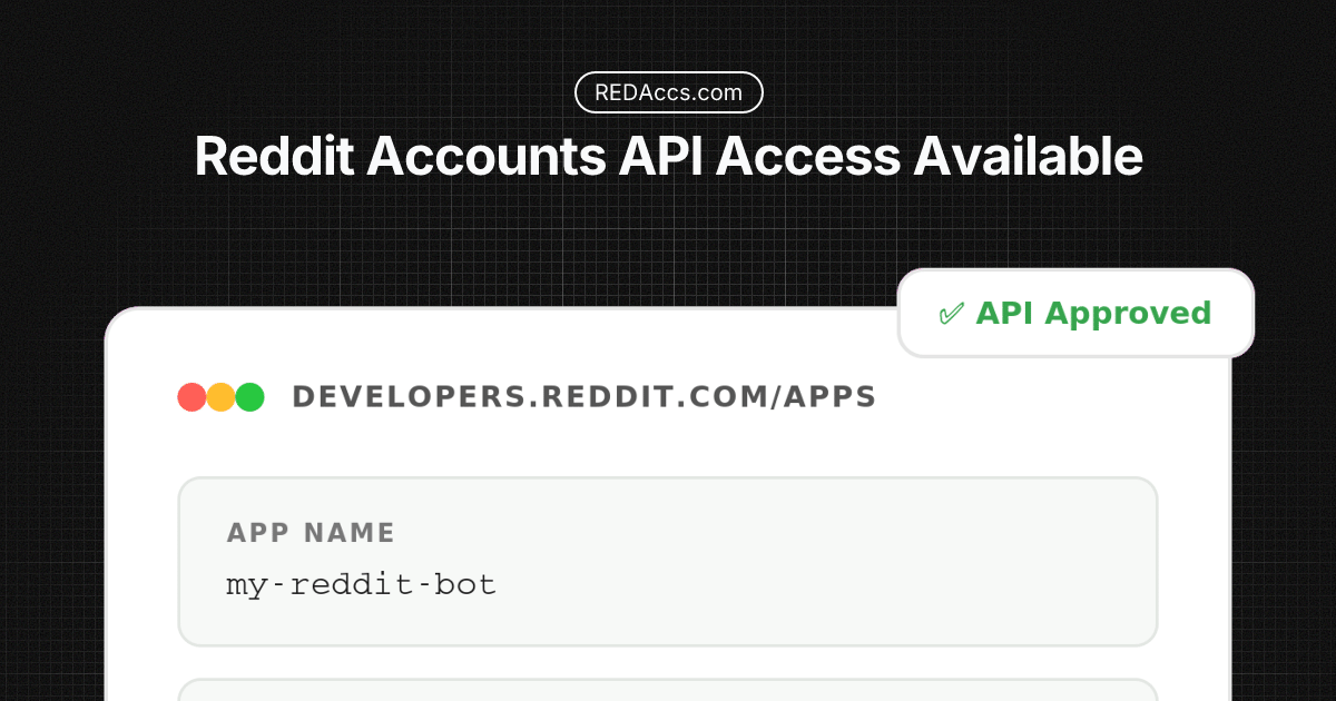 reddit api access accounts