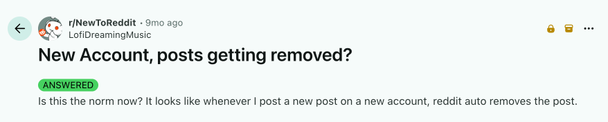 reddit new account post removed