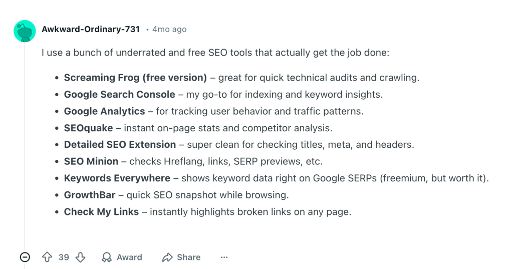 Valuable comments always bring a ton of traffic!